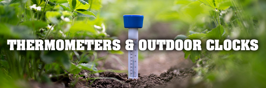Thermometers & Outdoor Clocks